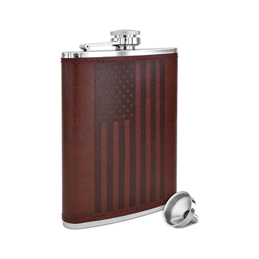American Flag Flask - 8 Oz