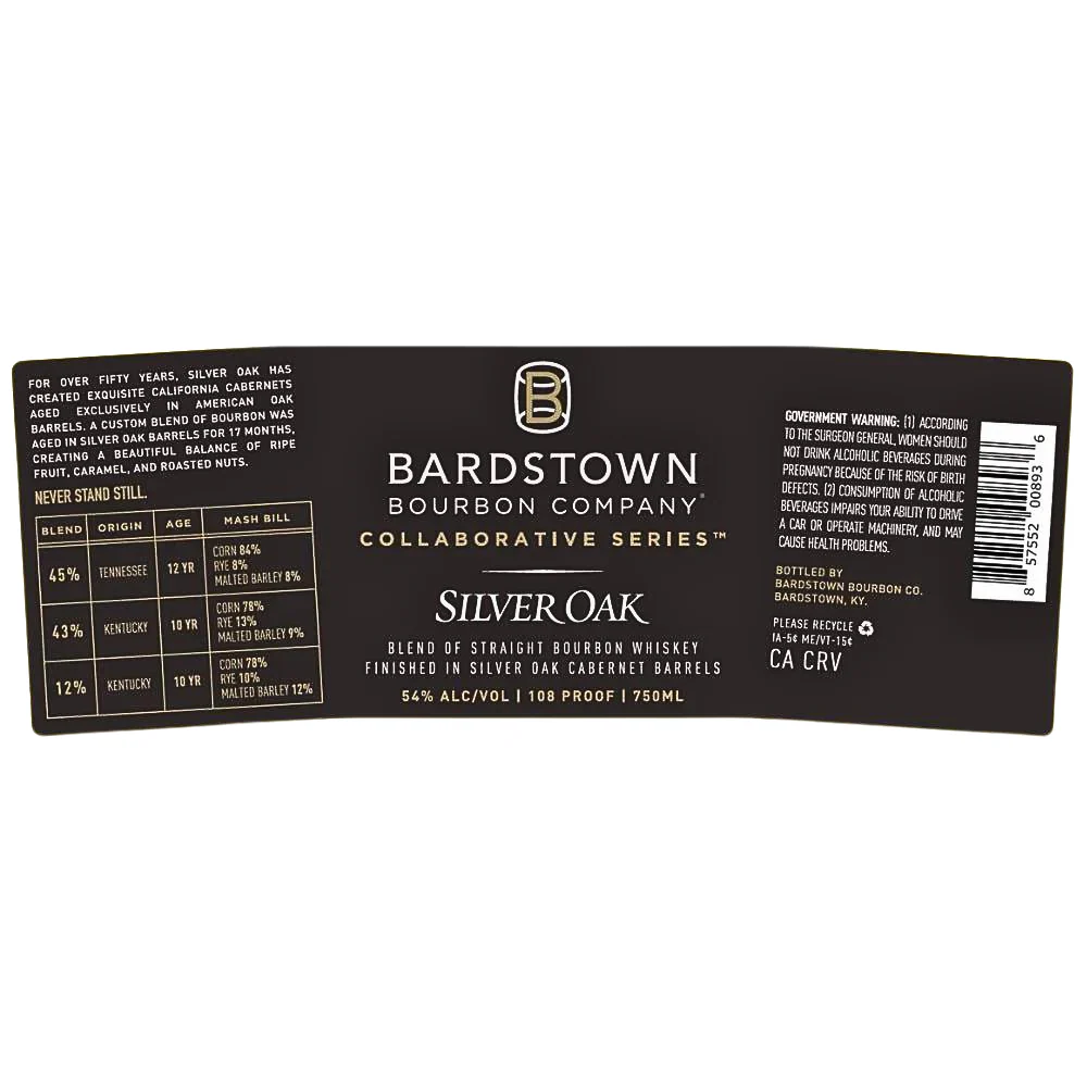 Bardstown Bourbon Company Collaborative Series Silver Oak - Image 3