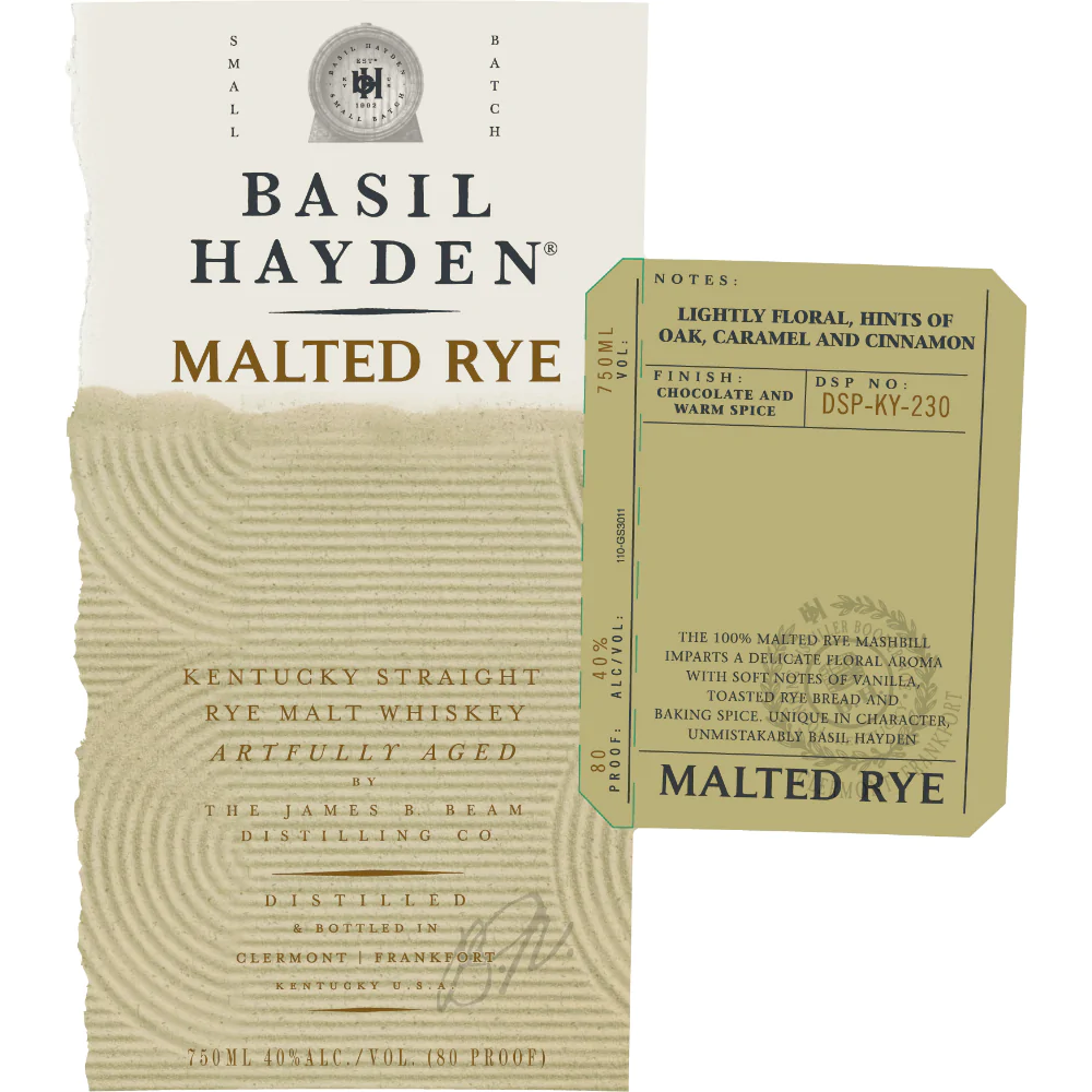 Basil Hayden Malted Rye Whiskey - Image 2