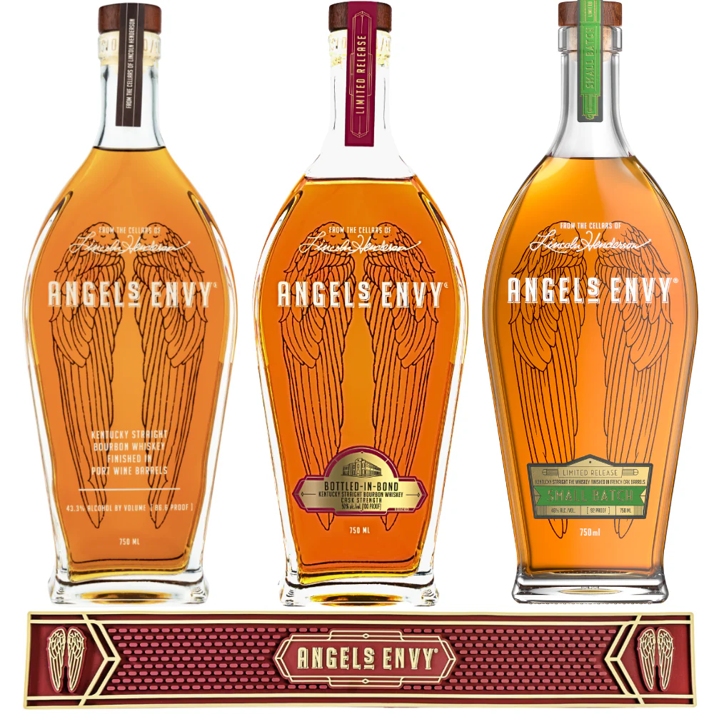 Angel's Envy Trifecta Premium Bundle W/AE Barware