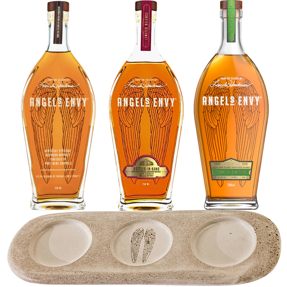 Angel's Envy Trifecta Premium Bundle W/AE Barware - Image 2