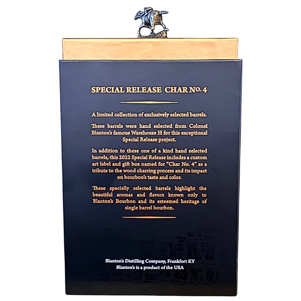Blanton's Char No.4 Special Release 2022 135.6 Proof - Image 4