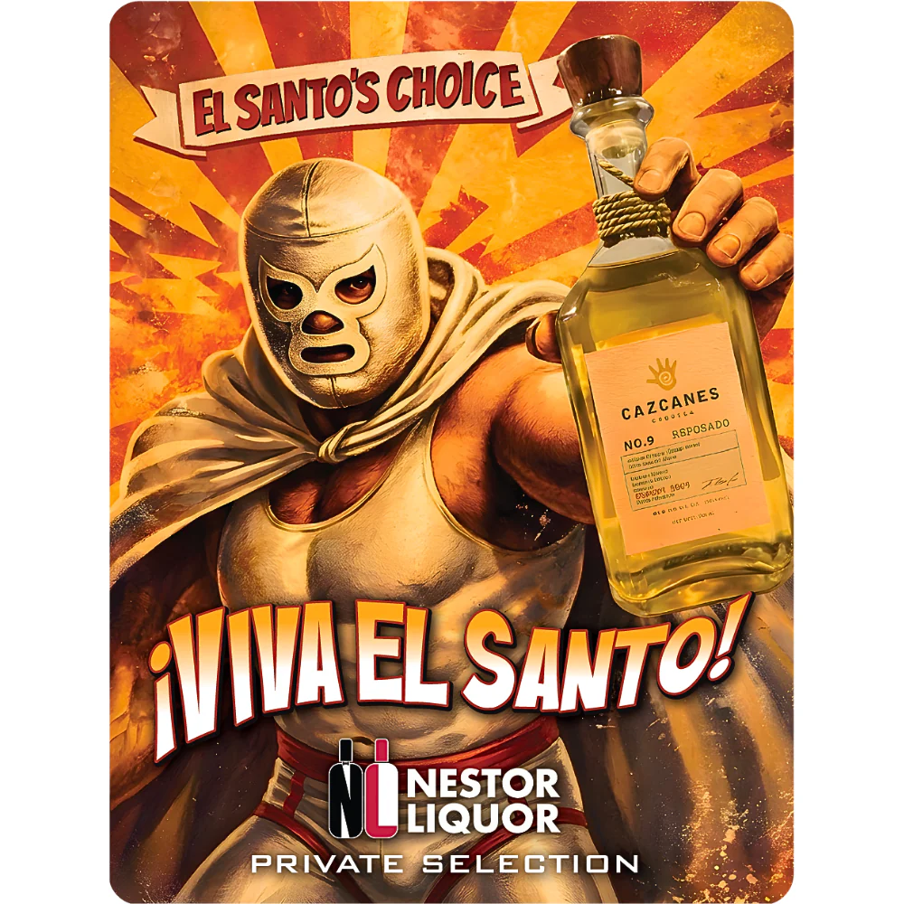 Cazcanes NO.9 Reposado Single Barrel Tequila 'El Santo's Choice' 100 PF - Image 2