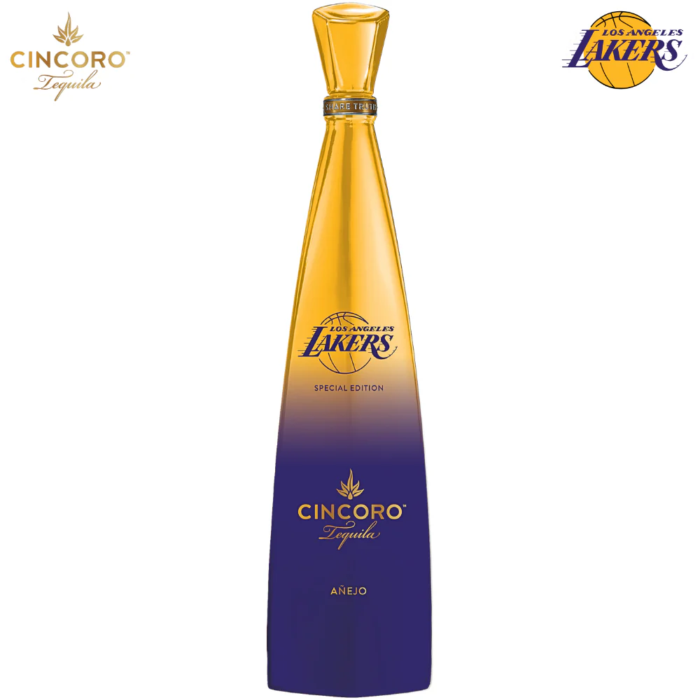 Cincoro x Los Angeles Lakers Special Edition Añejo Tequila