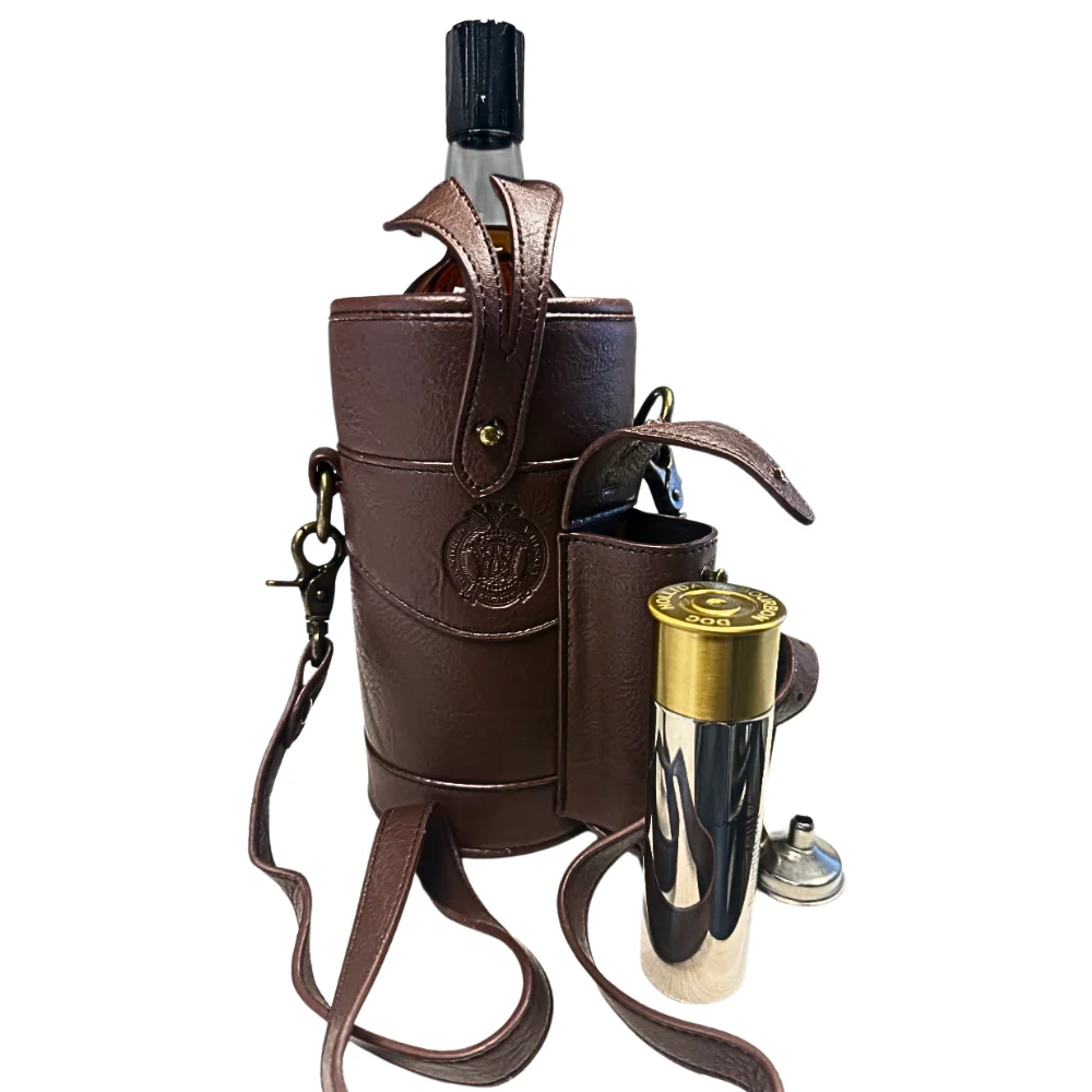 Doc Holliday 13 Year Kentucky Bourbon Hunter Bag W/Bullet Flask - Image 2