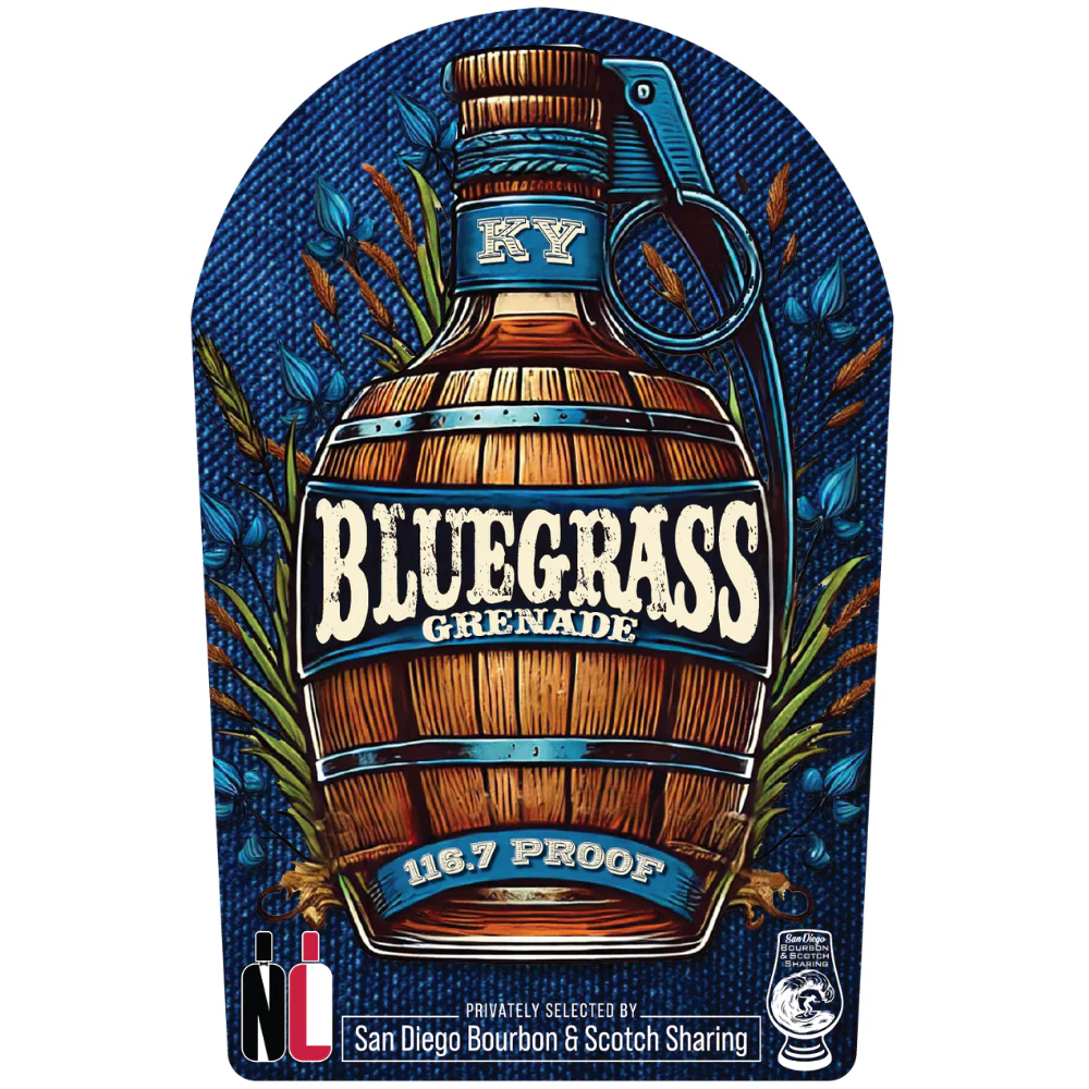 Elijah Craig Barrel Proof 'BLUEGRASS GRENADE' Private Select 116.7 PF - Image 2