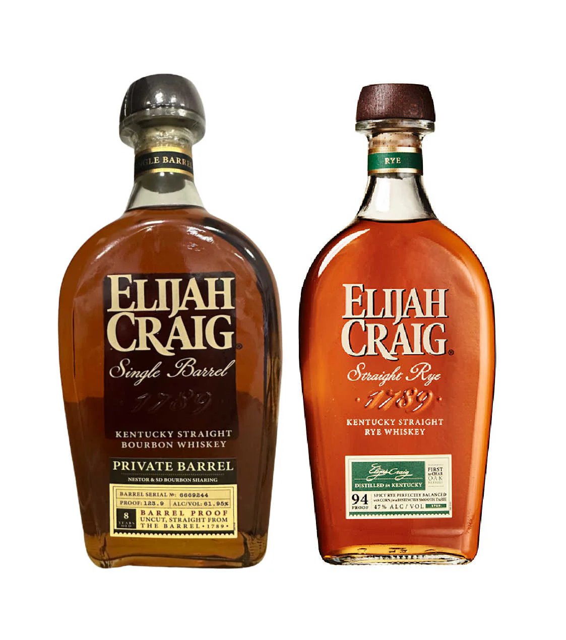 Elijah Craig Private Select Barrel Proof 'The Elijah Craig Run' 123.9 PF Bundle - Image 2