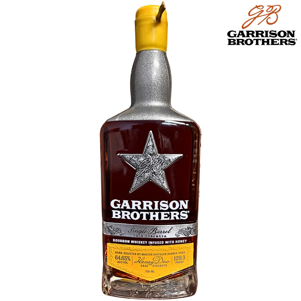 Garrison Brothers Honeydew Cask Strength Single Barrel Double Waxed Dipped Limited Edition 129.3 Proof