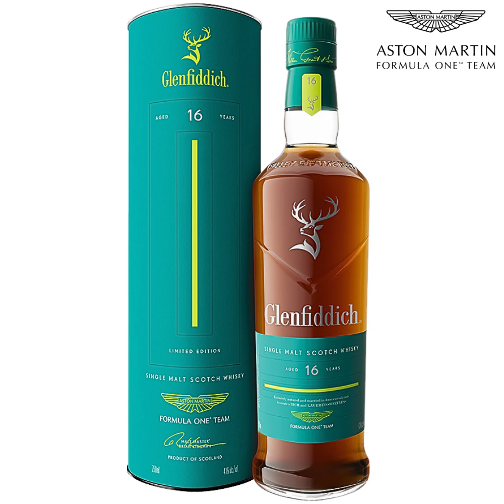 Glenfiddich X Aston Martin Formula One 16 Year Old Single Malt Scotch Whisky