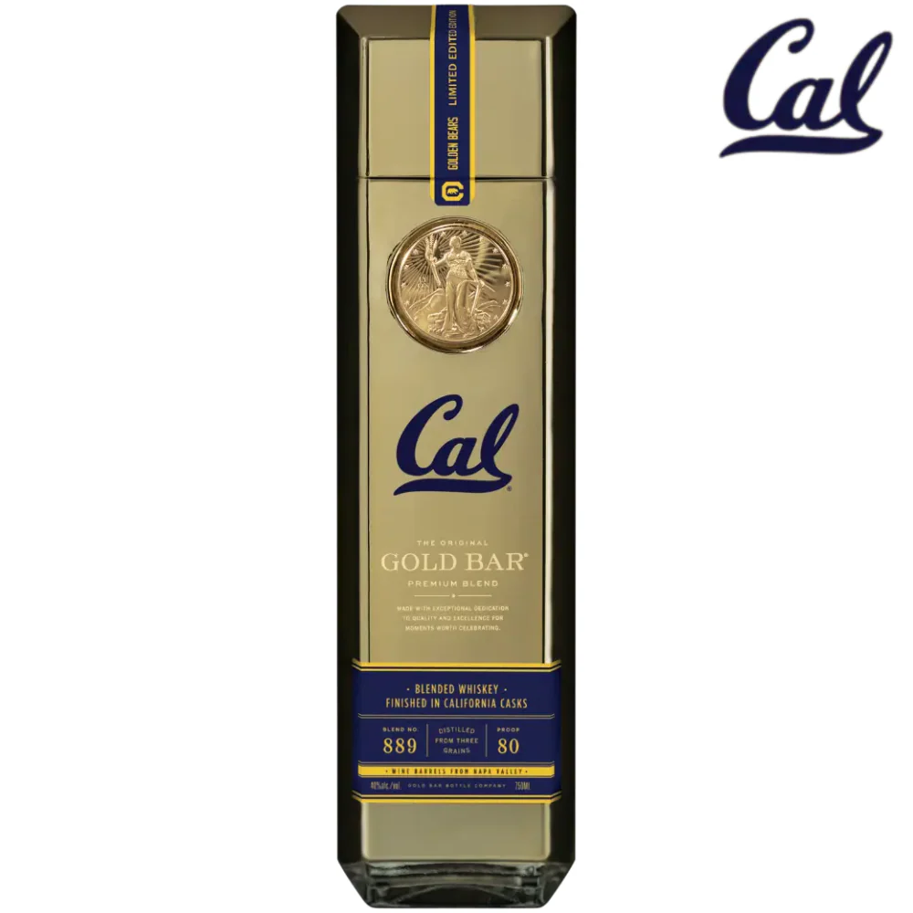 Gold Bar Whiskey Cal Golden Bears Limited Edition
