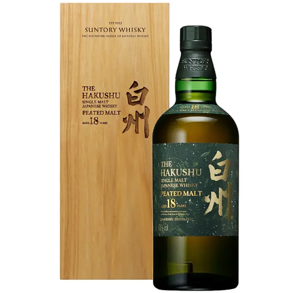 Hakushu 18 Year Peated Malt Japanese Whisky 2025 Release