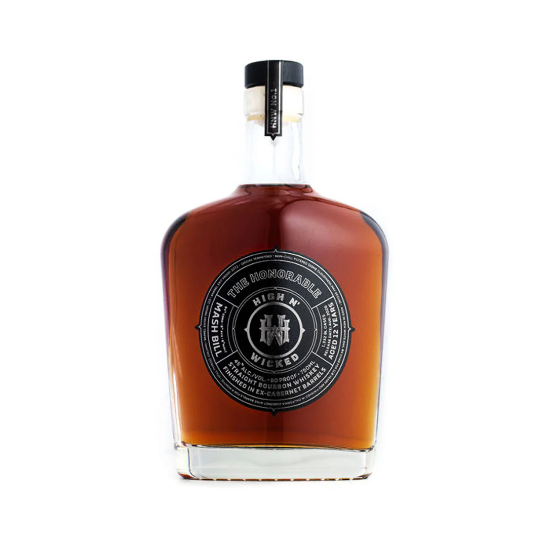 High N’ Wicked The Honorable 12 Year Old Straight Bourbon 750ml