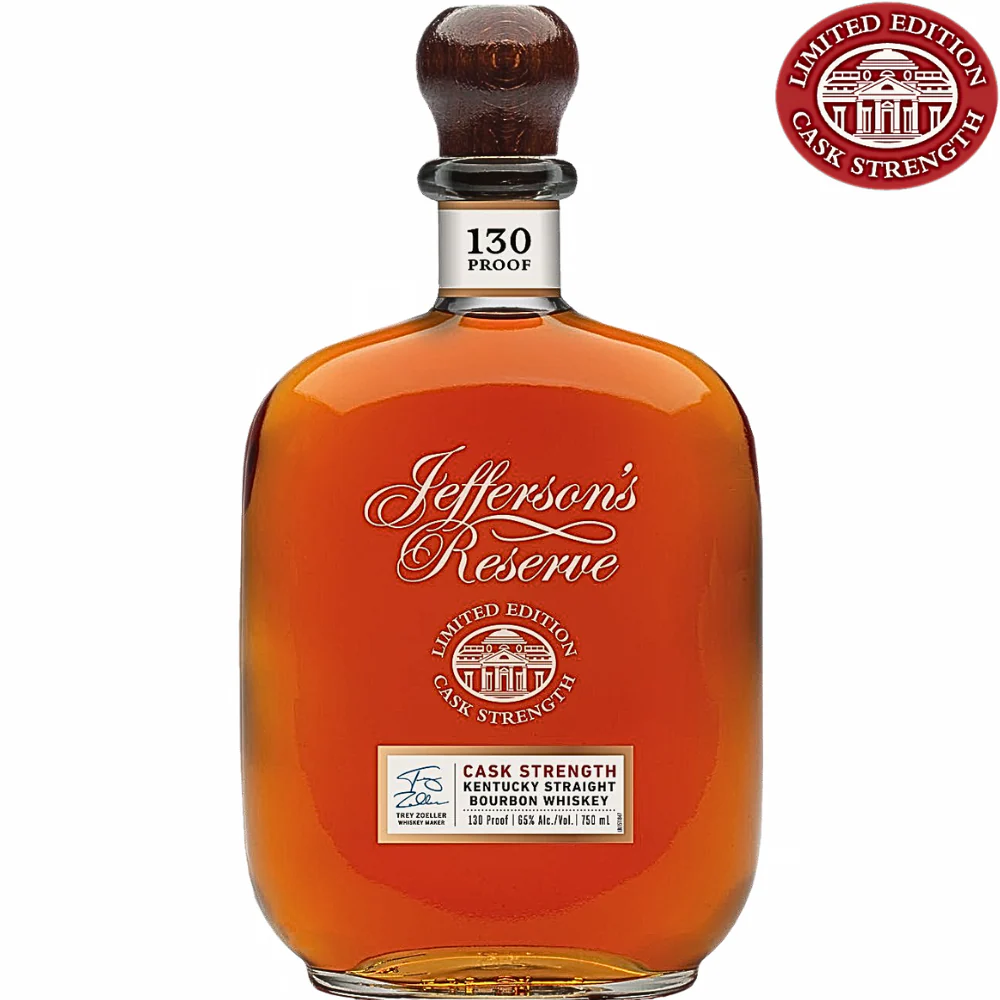 Jefferson's Reserve 8 Year Old Cask Strength Bourbon Limited Edition