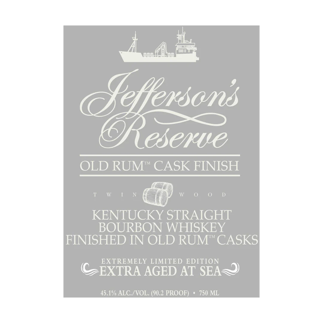 Jefferson’s Reserve Old Rum Cask Finish Extra Aged At Sea - Image 2