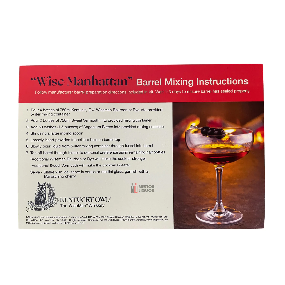 Kentucky Owl Wiseman Barrel Aging Kit 5 Liter - Image 4