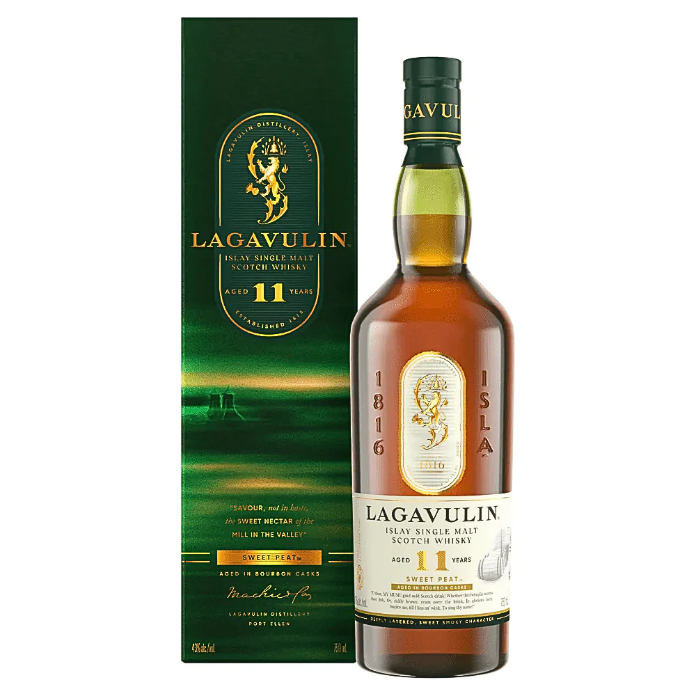 Lagavulin 11 Year Sweet Peat Aged In Bourbon Casks