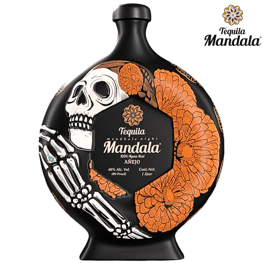 Mandala Dia De Muertos 'Life After Death' Anejo Tequila Set 2025 Limited Edition - Image 3