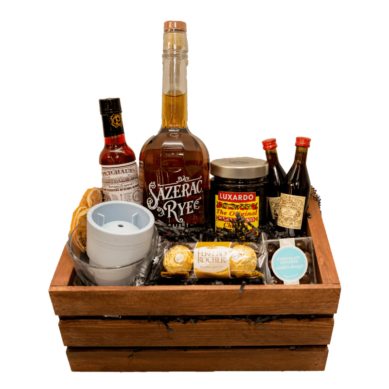 Manhattan Cocktail Gift Basket - Image 2