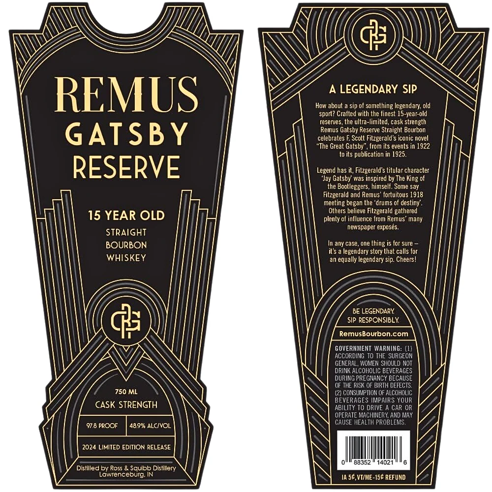 Remus Gatsby Reserve 15 Year Old 2024 Release - Image 2