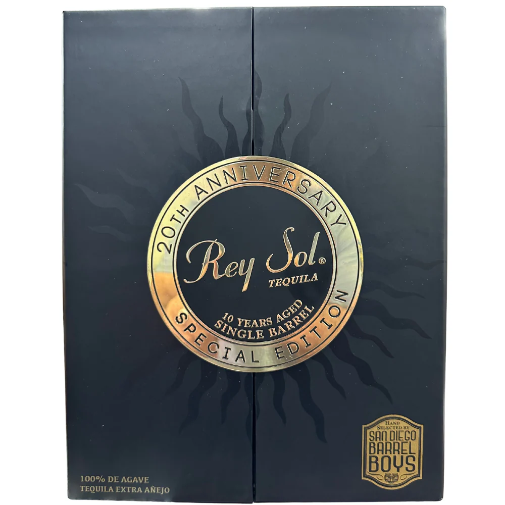 Rey Sol 20th Anniversary 10 Years Aged Single Barrel Extra Anejo Tequila - Image 2