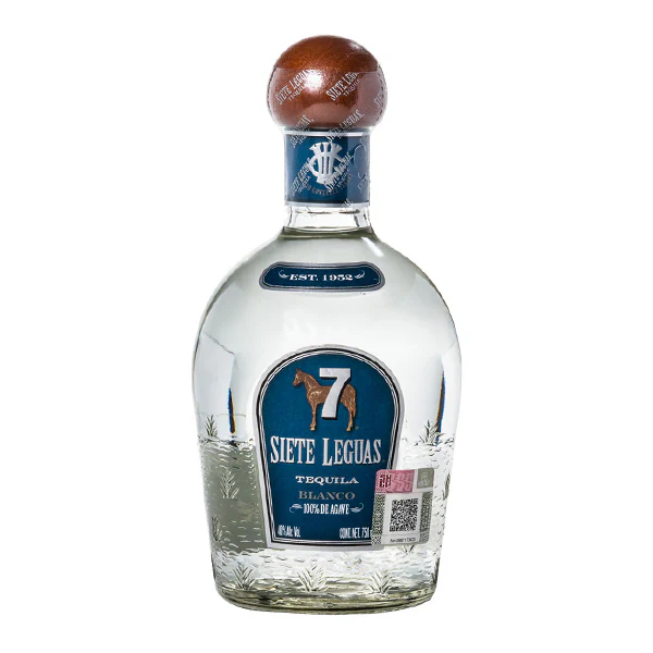Siete 7 Leguas Blanco Tequila 750ml