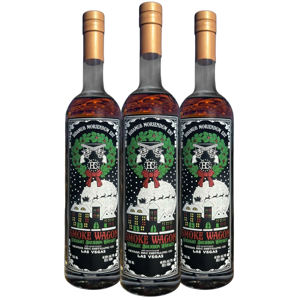 Smoke Wagon Bourbon Christmas Limited Edition 2023 - Image 2
