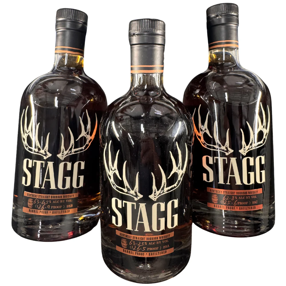 Stagg Kentucky Straight Bourbon Batch 25 Bundle (A, B, C)