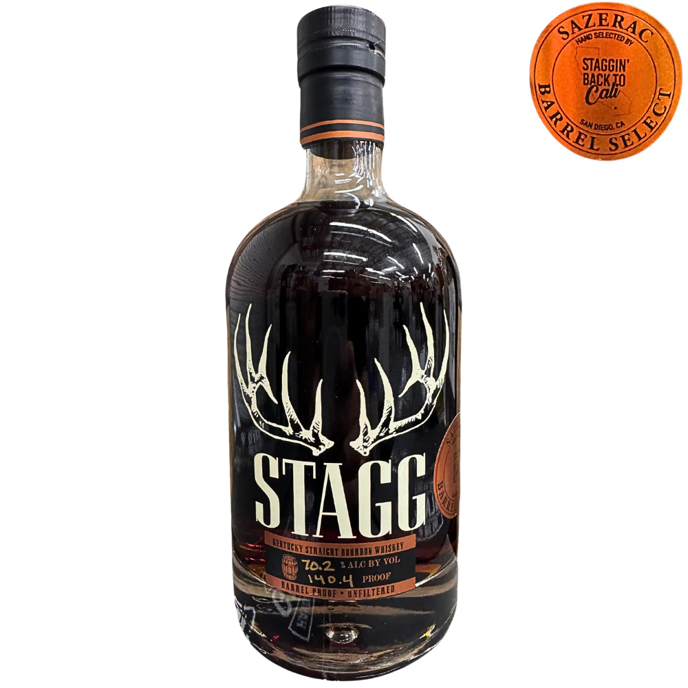 Stagg Single Barrel Private Cask 'Staggin' Back To Cali 4.0' Bundle - Image 2