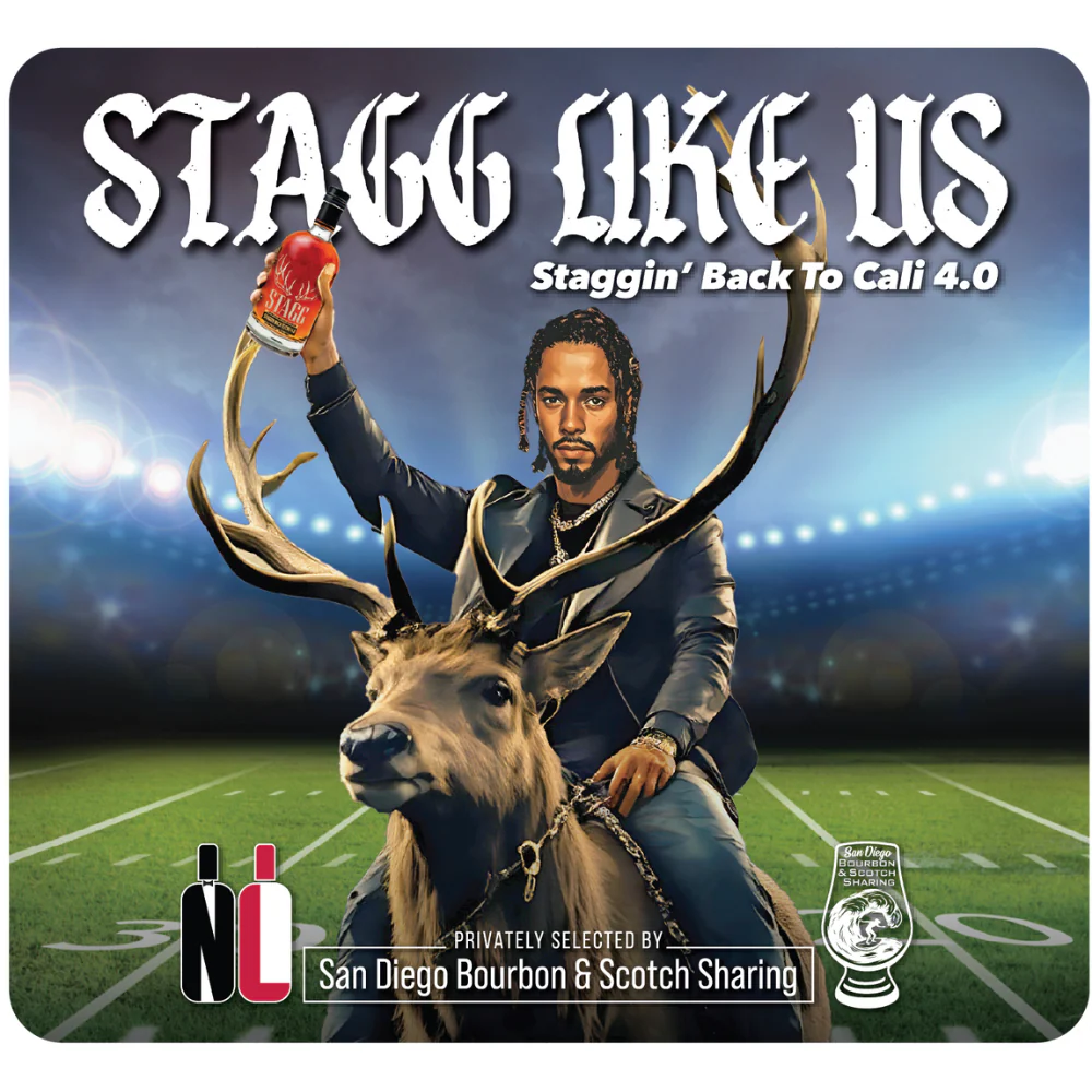 Stagg Single Barrel Private Cask 'Staggin' Back To Cali 4.0' Bundle - Image 3