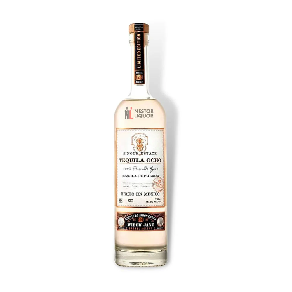 Tequila Ocho Reposado Aged in Widow Jane Bourbon Barrels 750ml