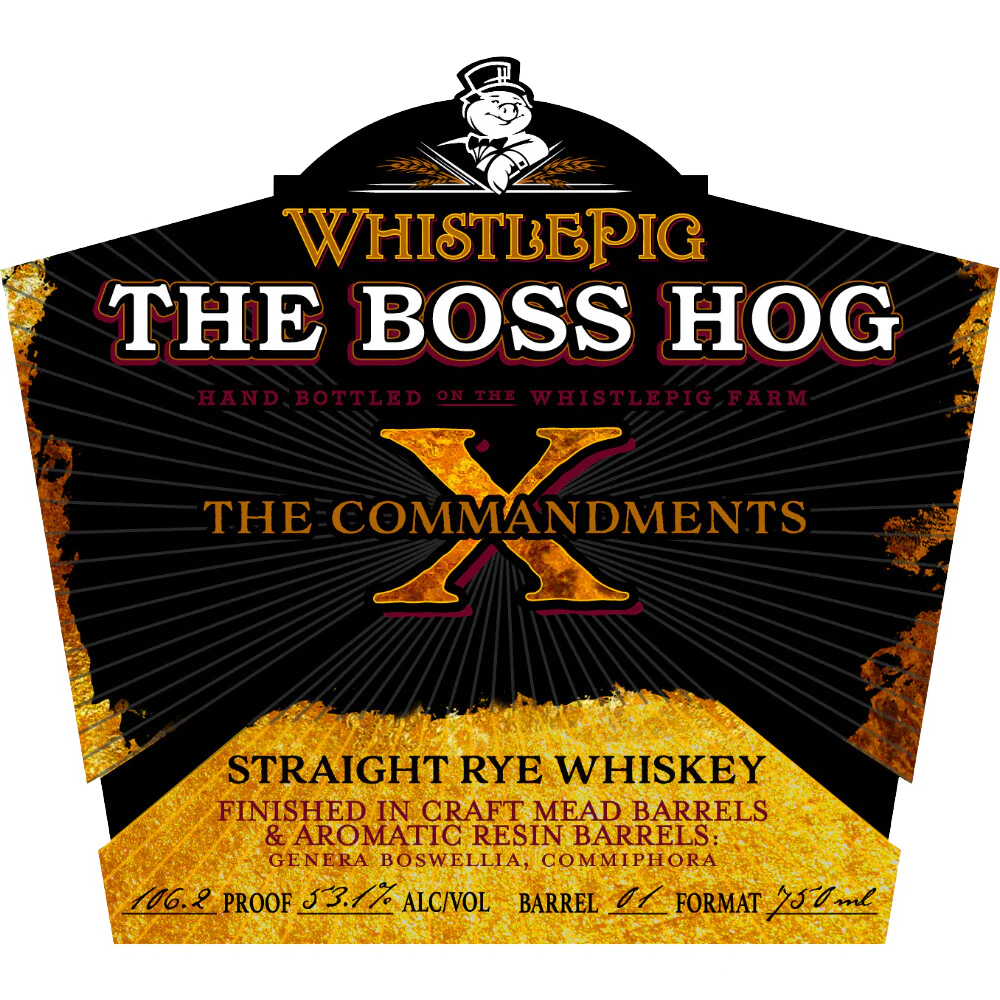 WhistlePig Boss Hog X The 10 Commandments Straight Rye - Image 2