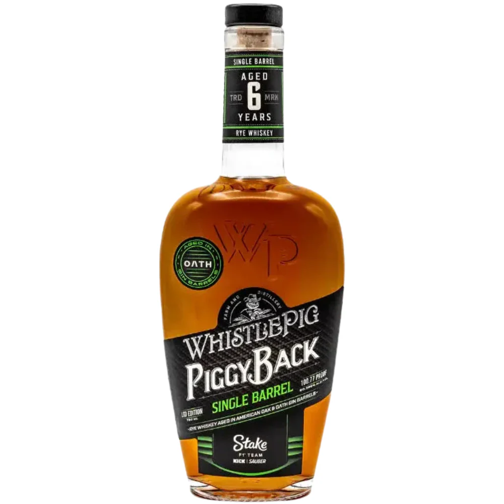 Whistlepig Piggyback Stake F1 Team Single Barrel Rye Limited Edition
