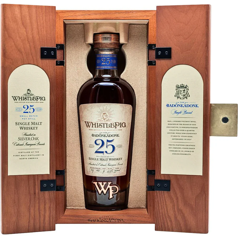 WhistlePig The Badönkådonk 25 Year Single Malt Whiskey