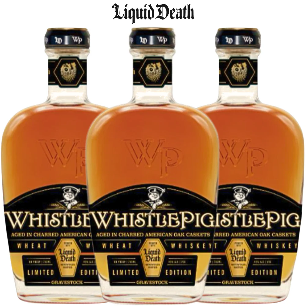 Whistlepig X Liquid Death Gravestock Wheat Whiskey Limited Edition - Image 2